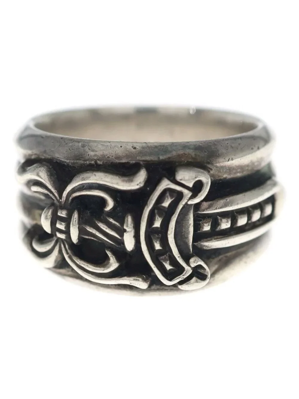 Chrome Hearts Dagger Ring Silver